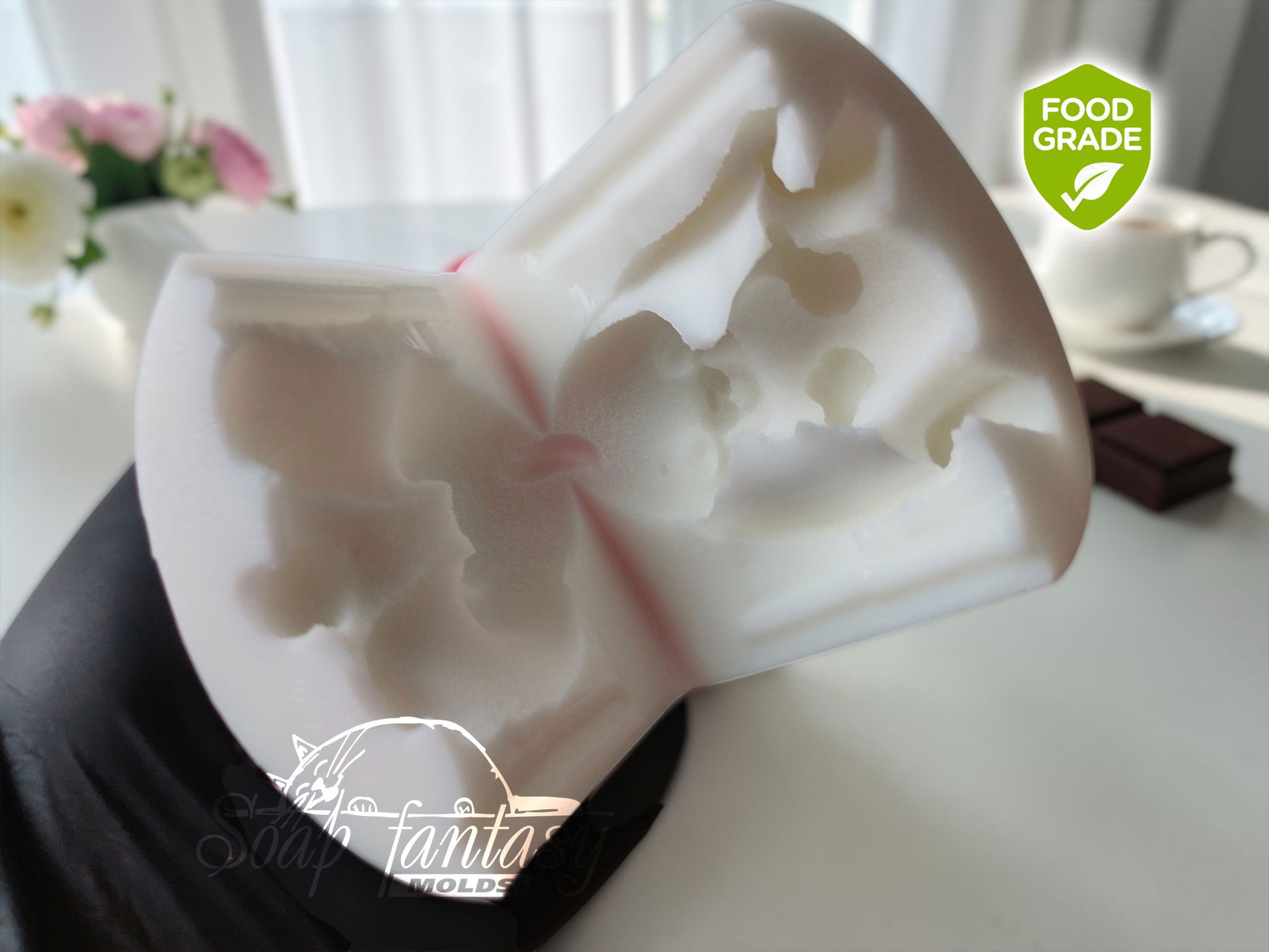 3D Easter Bunny Chocolate Mold, Rabbit Silicone Mold, Food Grade Mold for Chocolate & Fondant