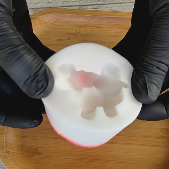 Bunny Silicone Mold – 3D Rabbit Mold for Chocolate, Fondant, Marshmallow – Easter Bunny On The Tummy – Food Grade Mold