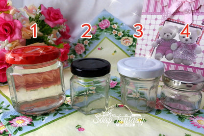Jam jar (Medium straight) silicone mold for soap making