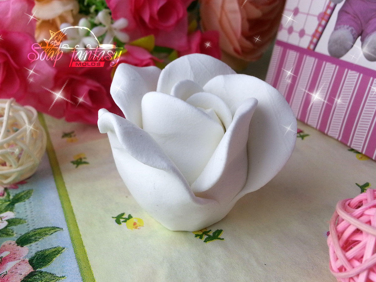 Rosebud #2 silicone mold for soap making
