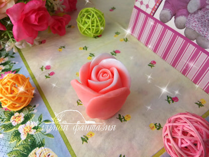 Rosebud #1 silicone mold for soap making