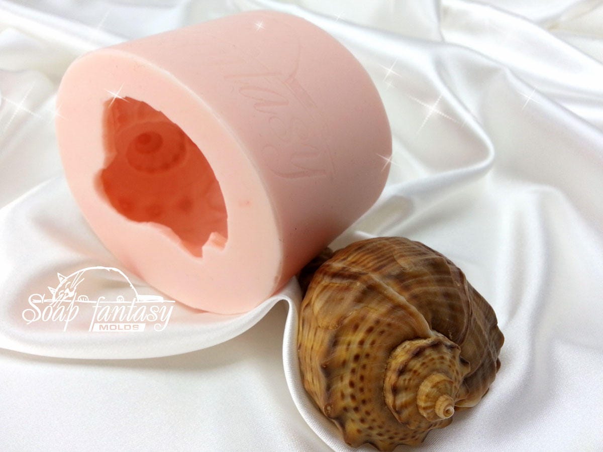 Sea shell #1 (Rapana) silicone mold for soap making