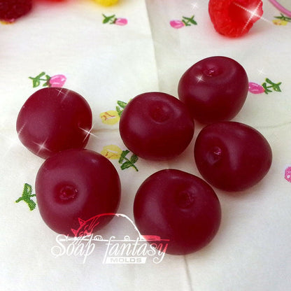 Cherry silicone mold for soap making