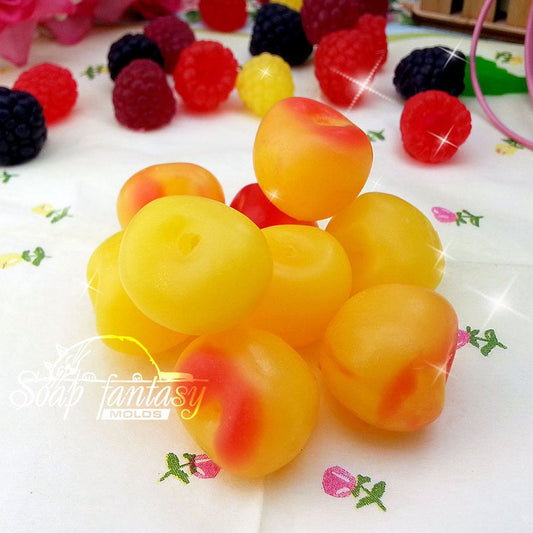 Cherry silicone mold for soap making