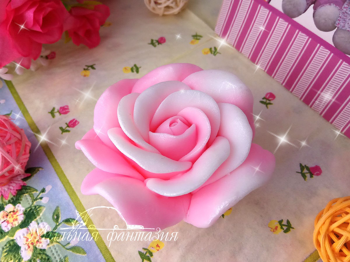 Rose #2 silicone mold for soap making