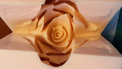 Rose "Gold" silicone mold for soap making