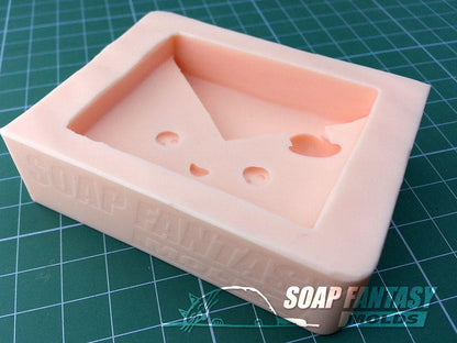 Smiling envelope :) silicone mold for soap making