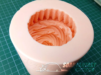 BIG Cupcake silicone mold for soap making
