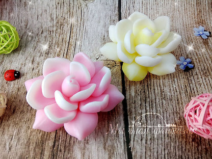 Delicate gardenia flower silicone mold for soap making