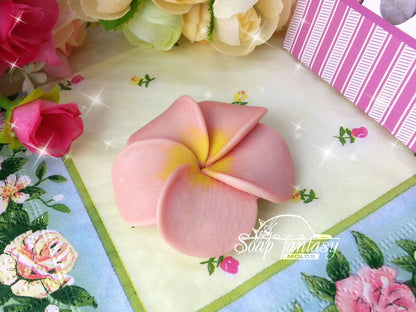 Plumeria flower silicone mold for soap making