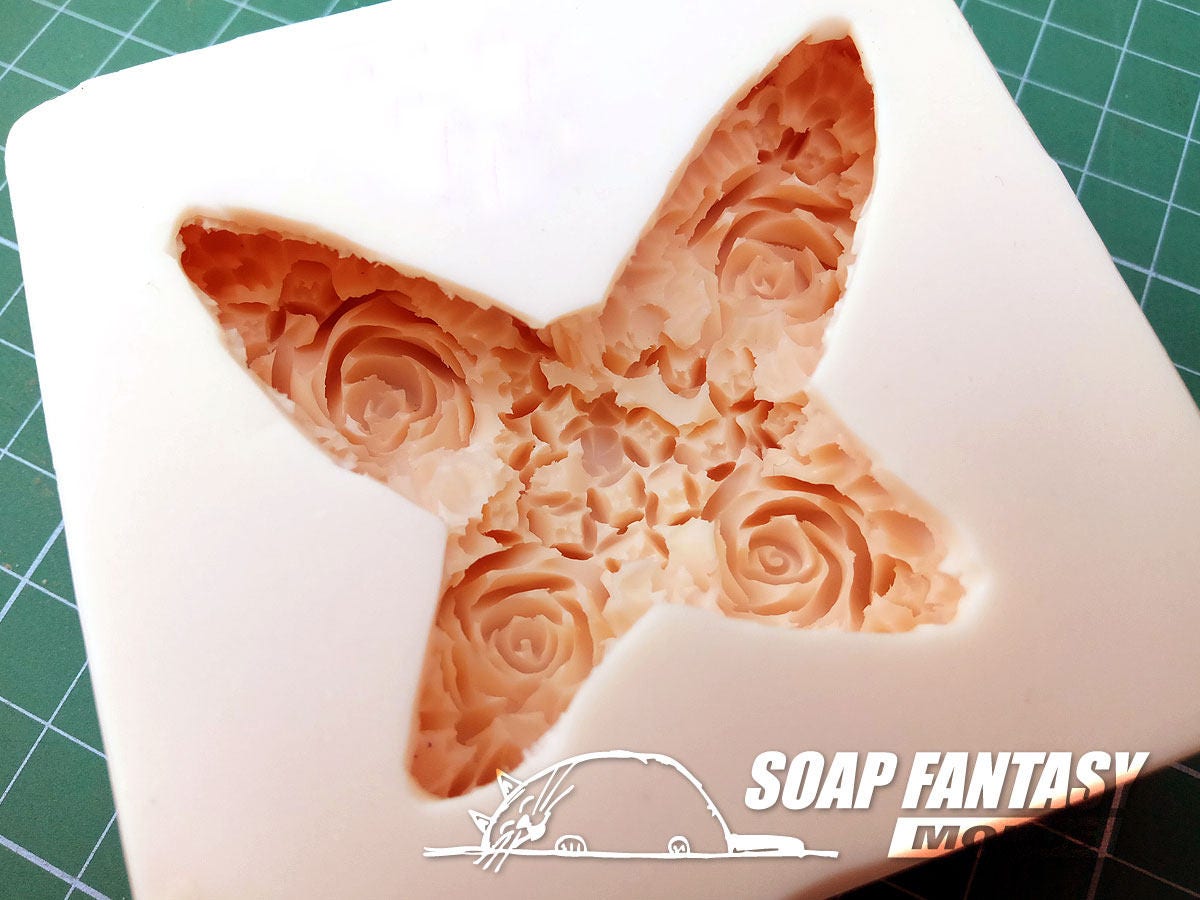 Flower butterfly silicone mold for soap making