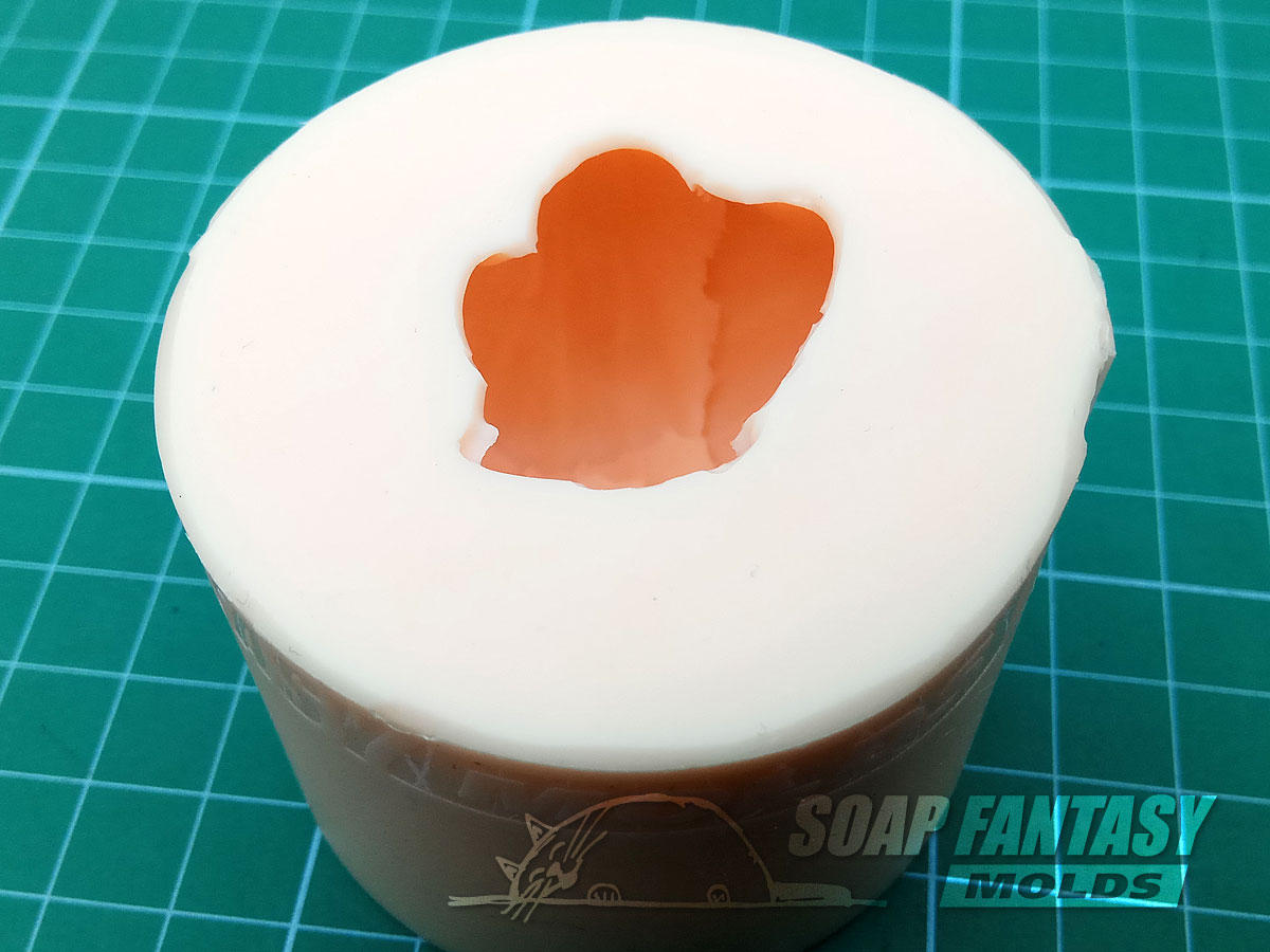 Peony bud silicone mold for soap making