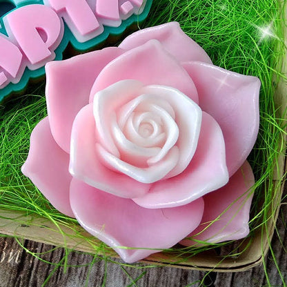 Rose (medium) silicone mold for soap making