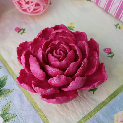 Peony (mini) flower silicone mold for soap making