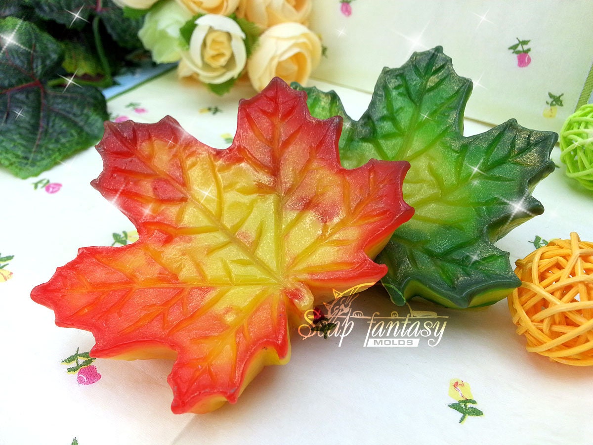 Maple Leaf silicone mold for soap making