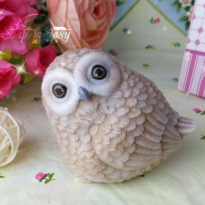 Funny Owl silicone mold for soap making