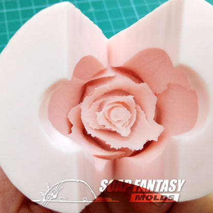 Rosebud "Freedom" silicone mold for soap making