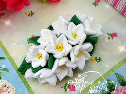 Spring blossom twig silicone mold for soap making