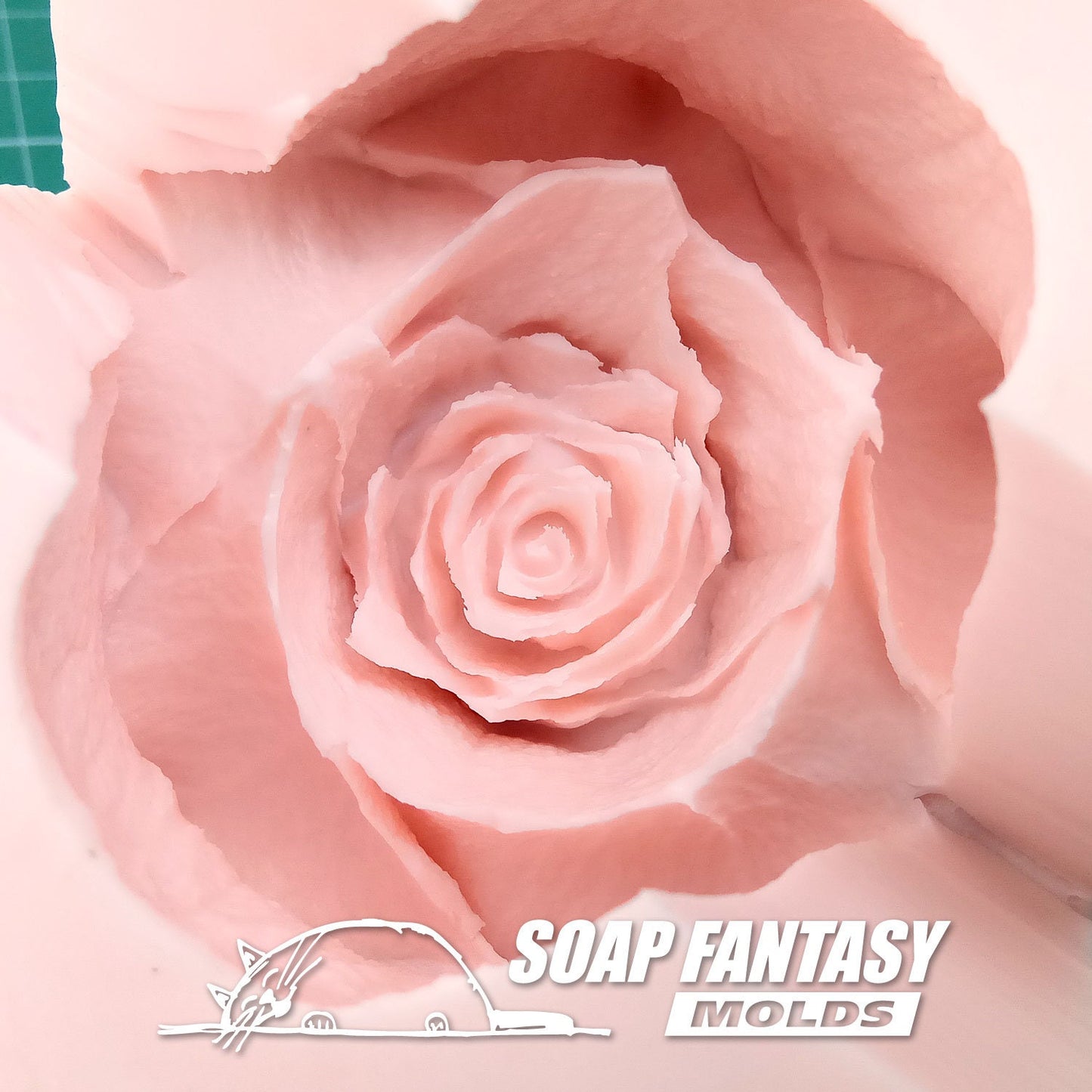 Rose "Star" silicone mold for soap making