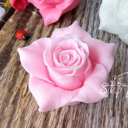 Rose "Star" silicone mold for soap making