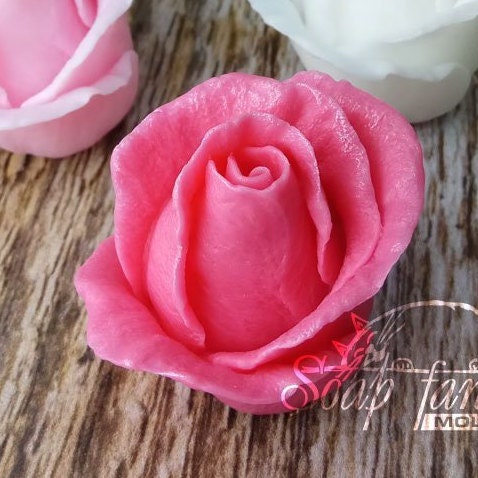 Rose "Carmen" (mini) silicone mold for soap making