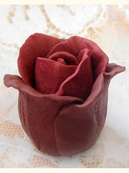 Rose "Black Magic" silicone mold for soap making
