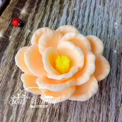 Eustoma grandiflorum flower silicone mold for soap making