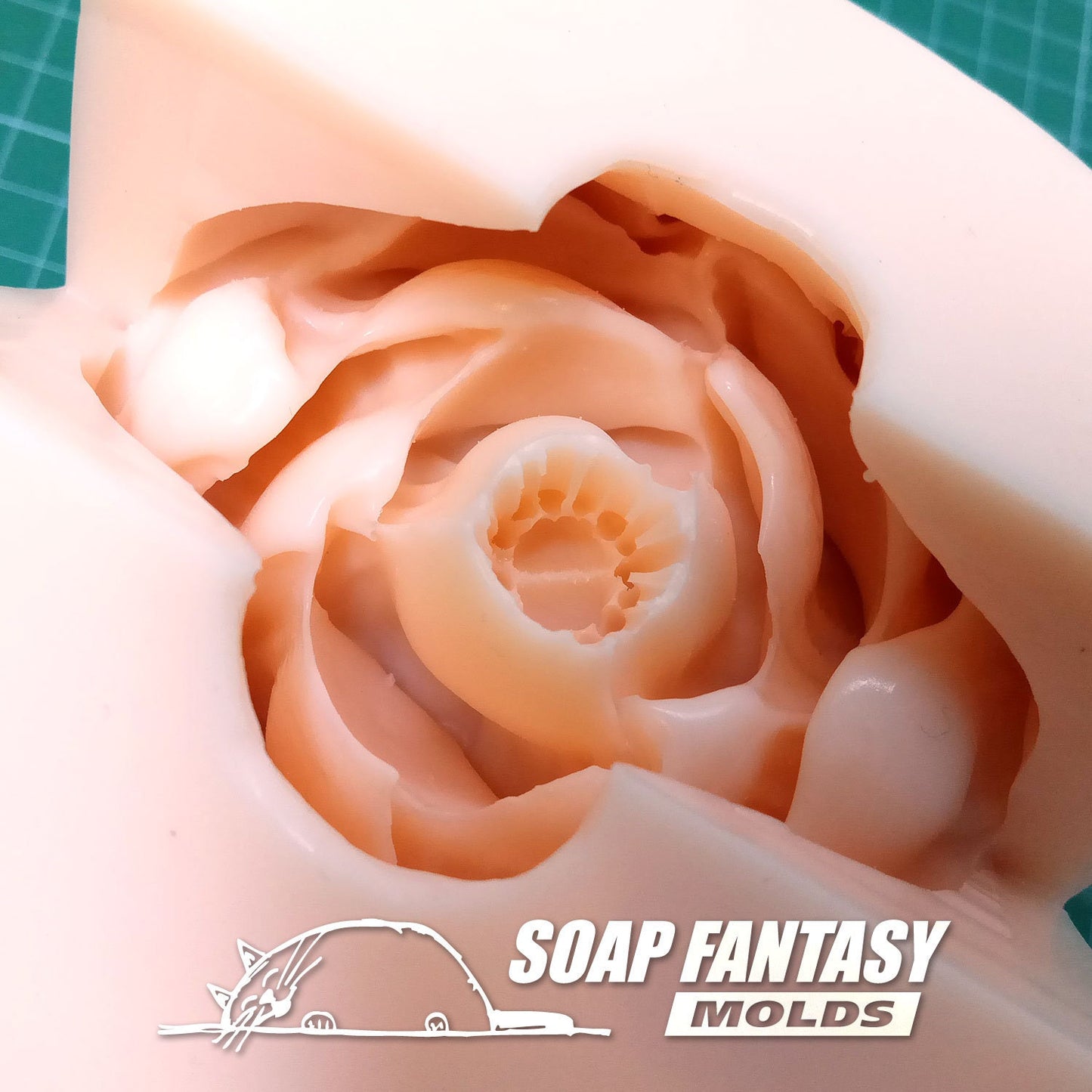 Eustoma grandiflorum flower silicone mold for soap making