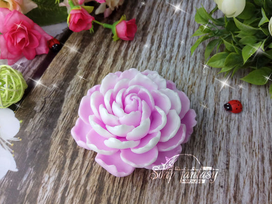 Peony BIG flower silicone mold for soap making