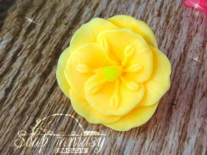 Eustoma mini flower silicone mold for soap making