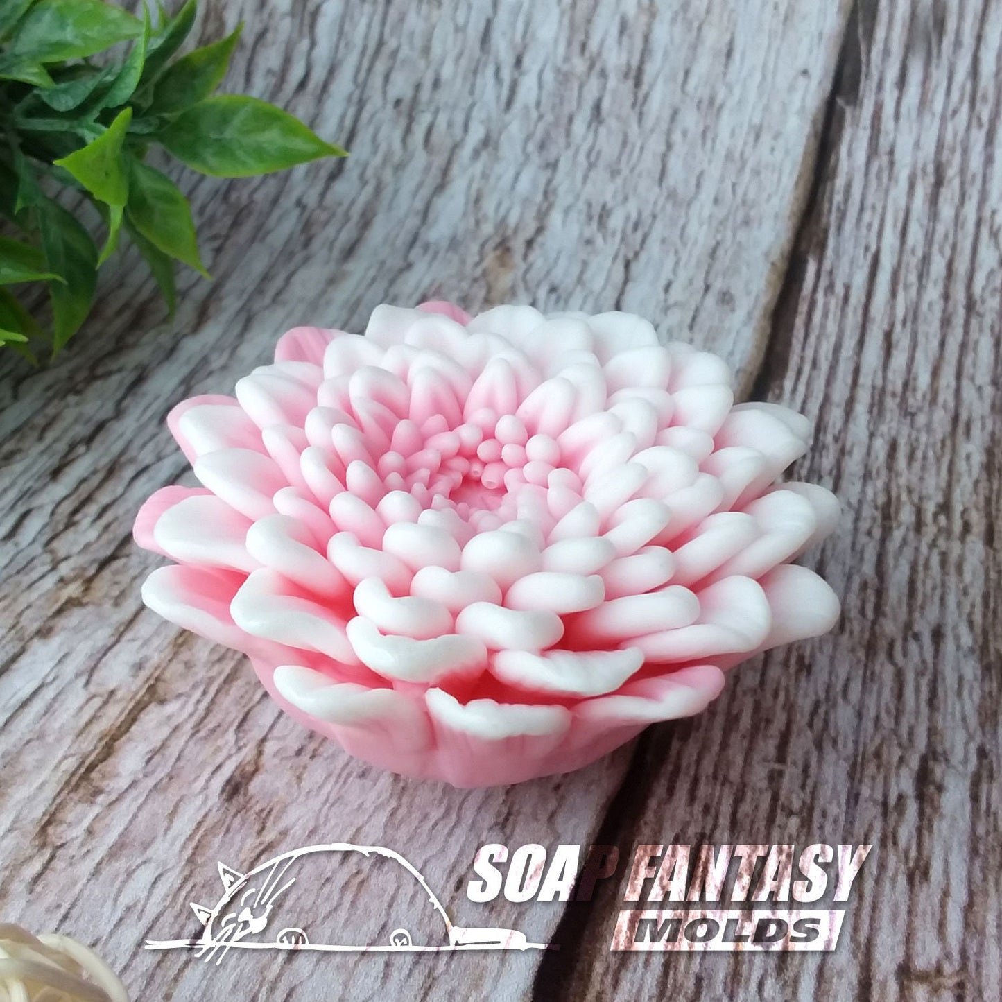 Chrysanthemum silicone soap mold - for soap making (Made of high quality silicone)