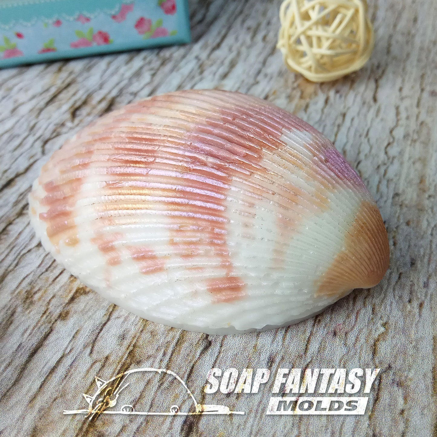Seashell #2 silicone mold for soap making