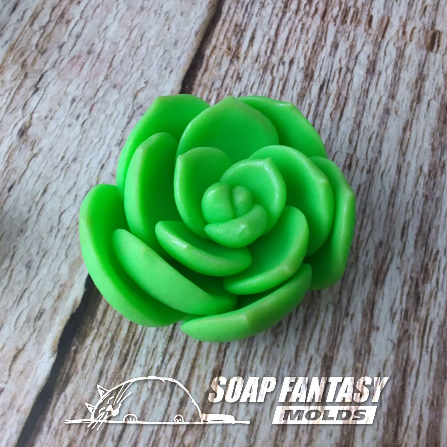 Succulent #1 silicone mold for soap making