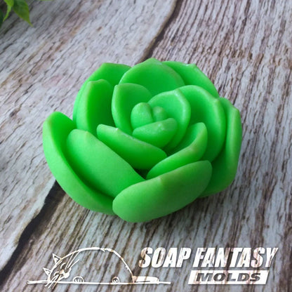 Succulent #1 silicone mold for soap making