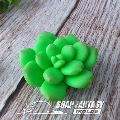 Succulent #2 silicone mold for soap making