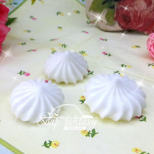 Meringue silicone mold for soap making