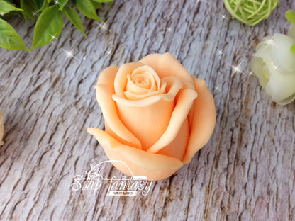 Rose "Sapphire" silicone mold for soap making