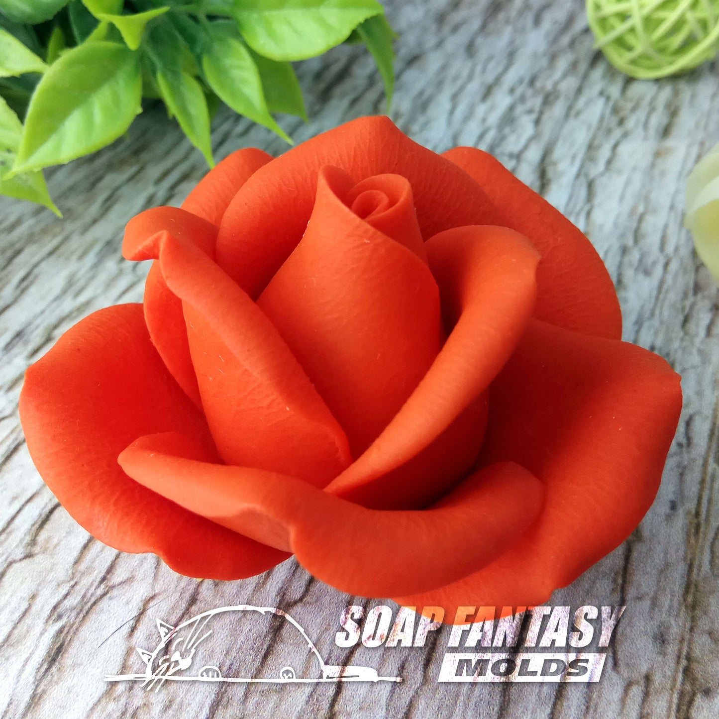 Rose "Red gold" silicone mold for soap making