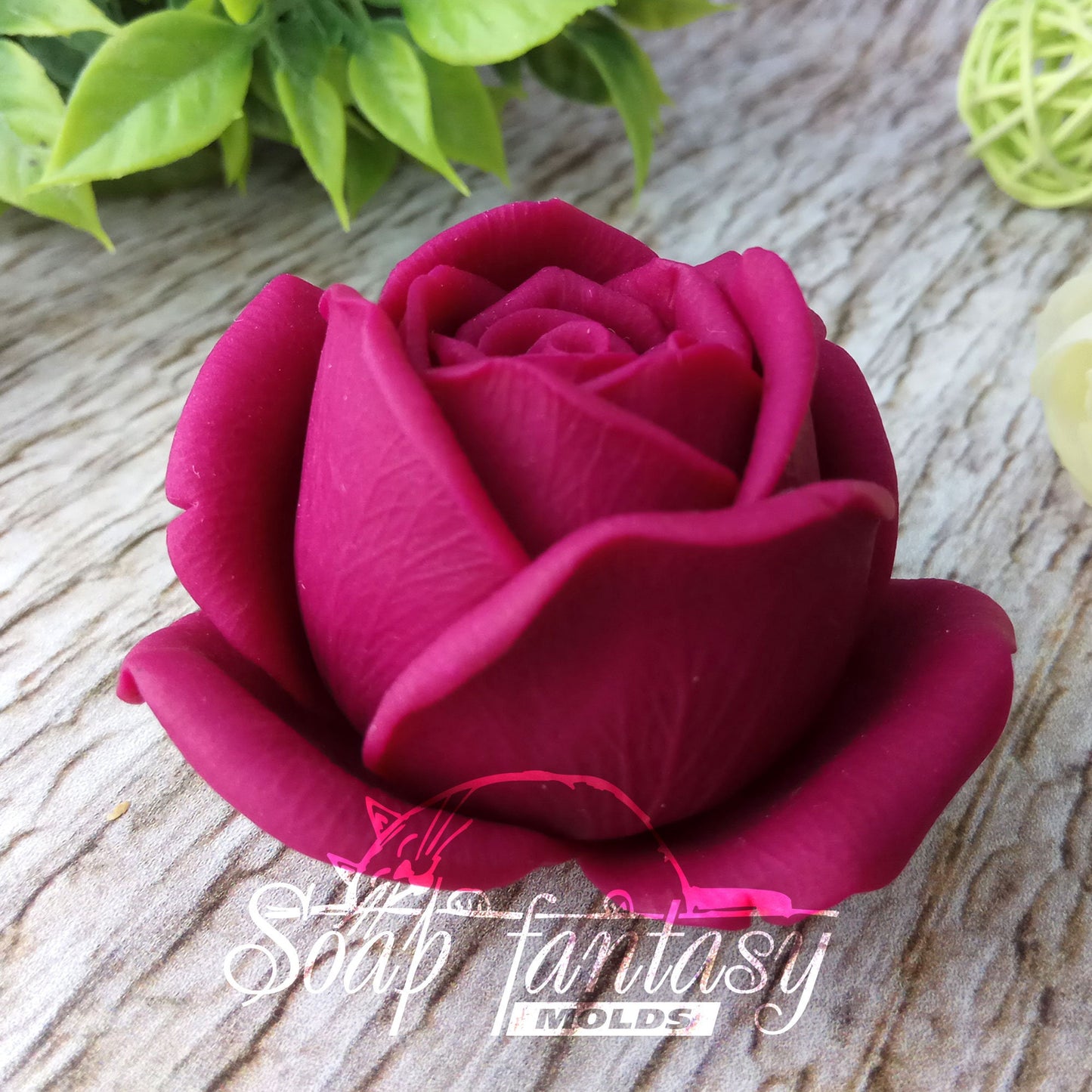 Rose "Dolce vita" silicone mold for soap making