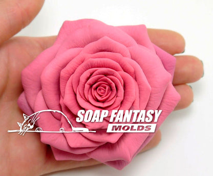 Rose "Grand Prix" silicone mold for soap making