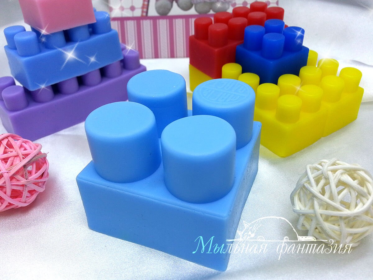 Toy BIG building block silicone mold for soap making