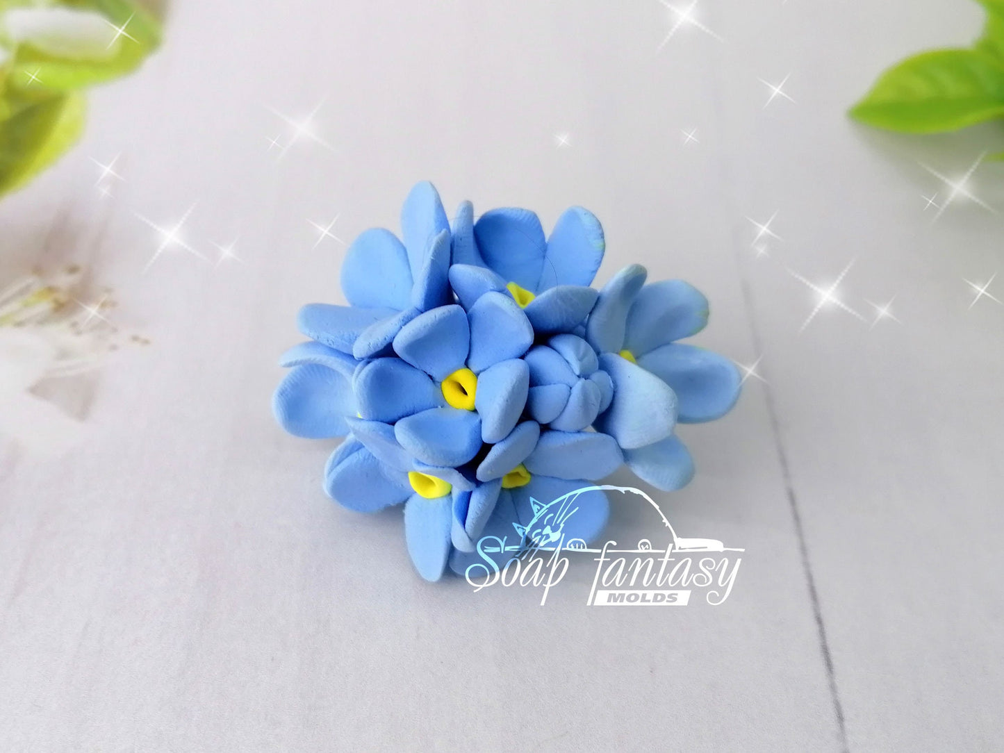 Forget-me-not flower (mini) silicone mold for soap making