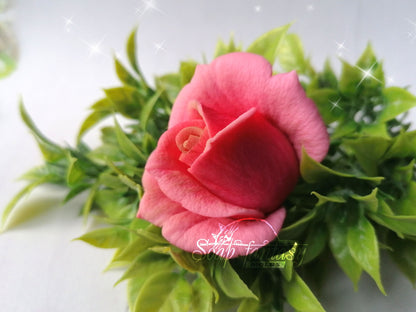 Rose "Butterfly" silicone mold for soap making