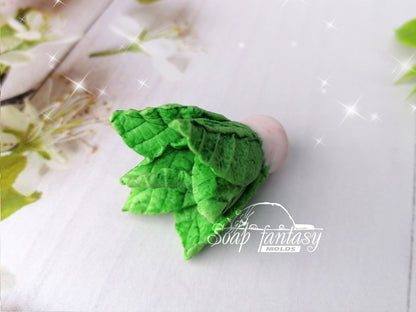 Leaf (bouquet inserts) silicone mold for soap making