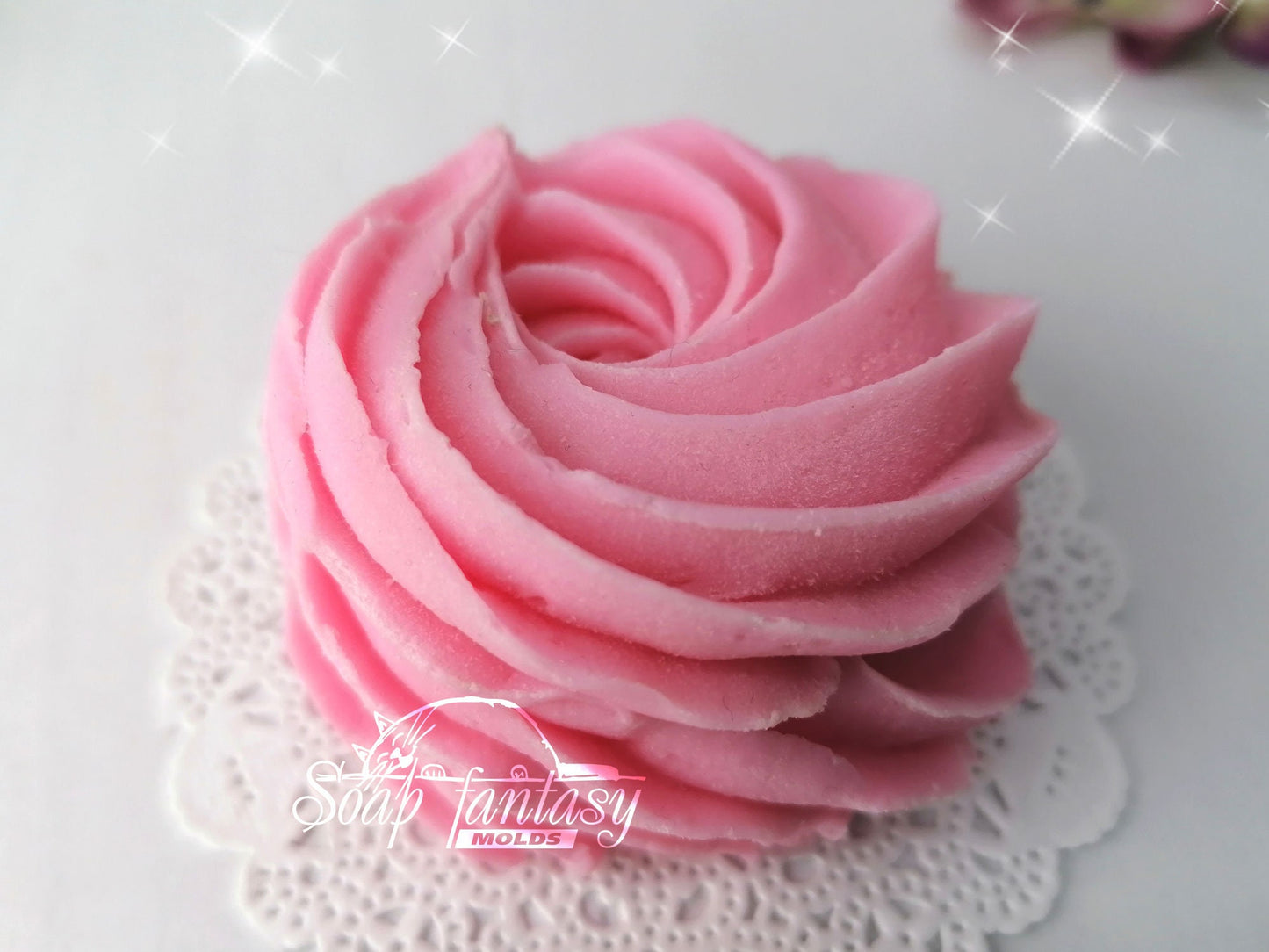Spiral marshmallow silicone mold for soap making