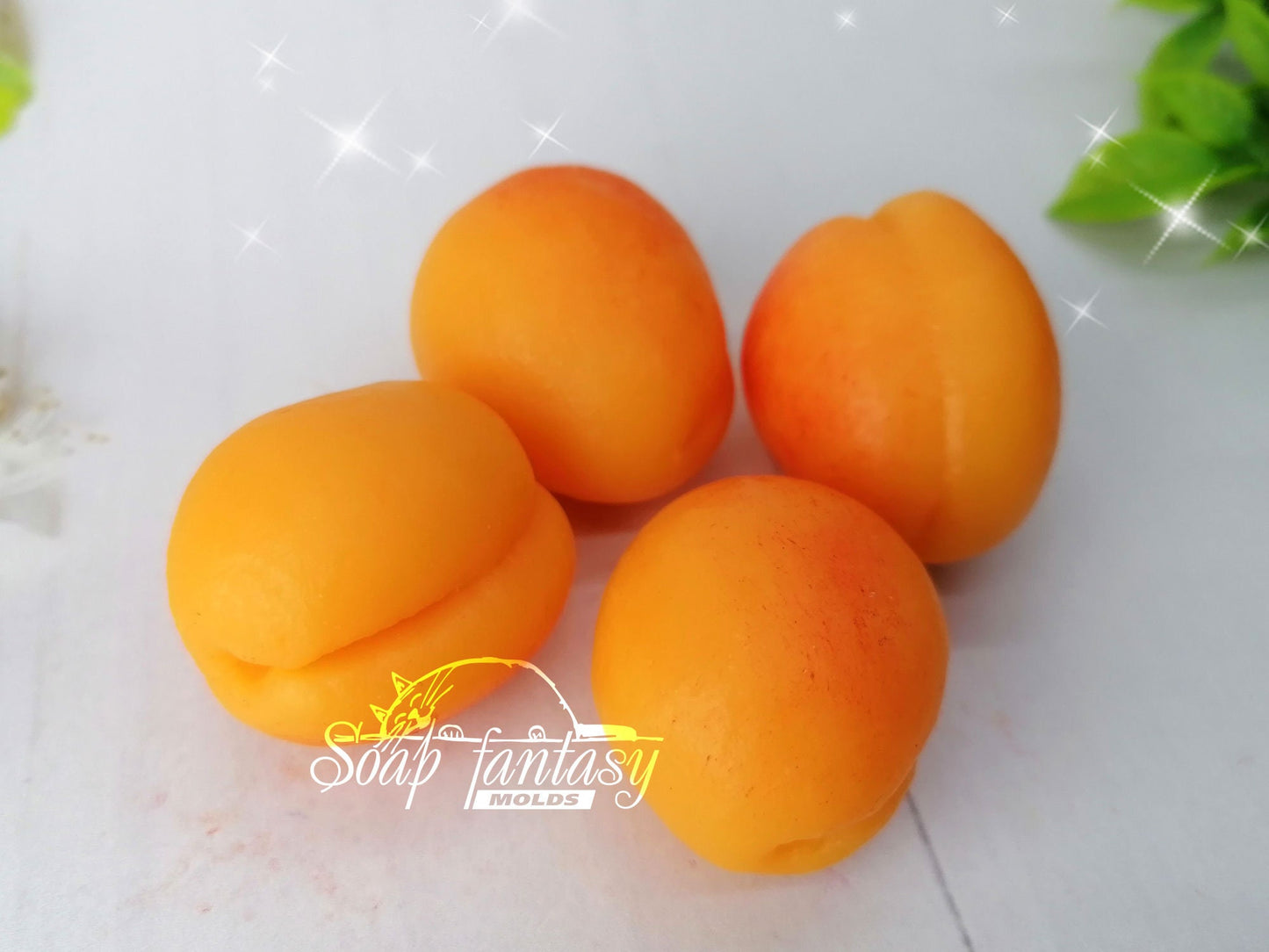 Mini apricots silicone mold for soap making