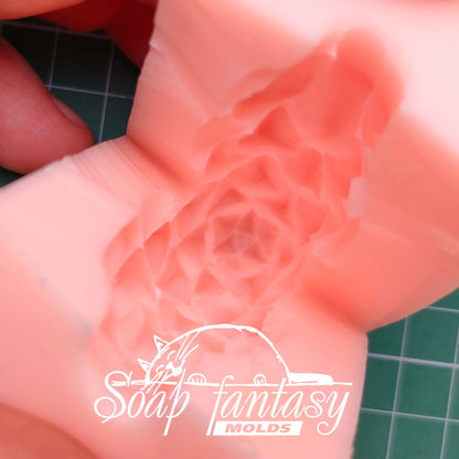Cedar cone silicone mold for soap making