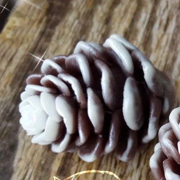 Spruce cone silicone mold for soap making