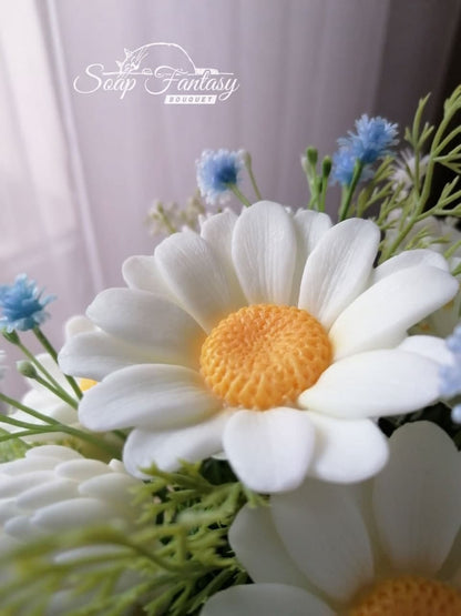 Happy daisy flower silicone mold for soap making