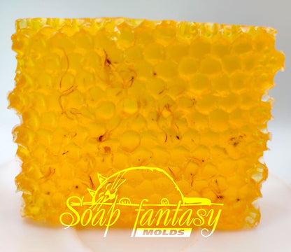 Natural honeycomb (BIG size) silicone mold for soap making